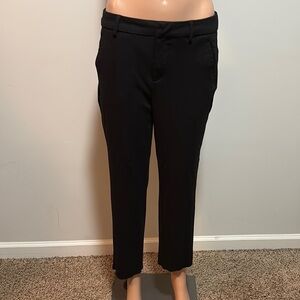 Black Cropped Trousers